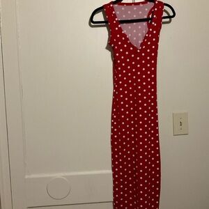 Polka Dot Red Dress
